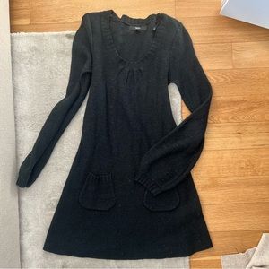 Mossimo Black Knit Sweater Dress